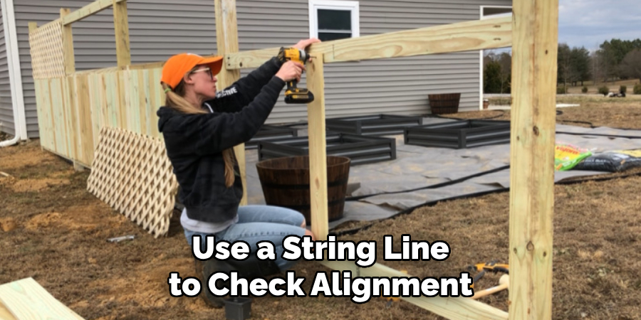 Use a String Line to Check Alignment
