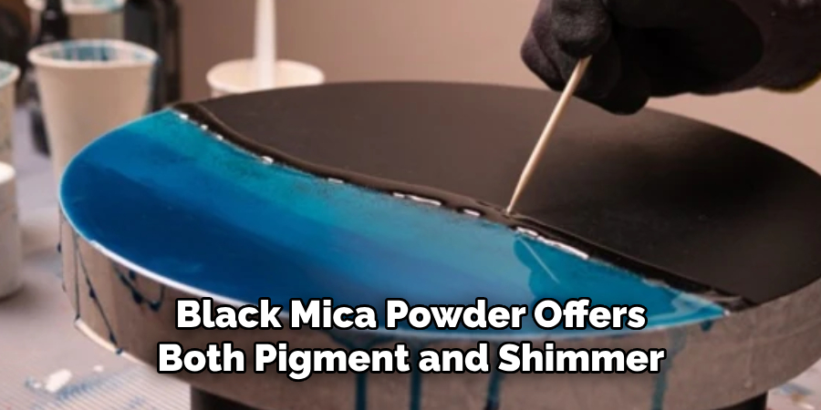 Black Mica Powder Offers Both Pigment and Shimmer