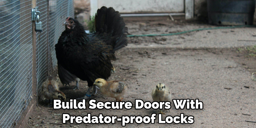 Build Secure Doors With
Predator-proof Locksj