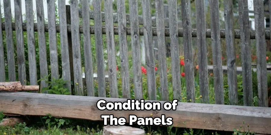 Condition of the Panels