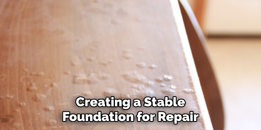 Creating a Stable
Foundation for Repair