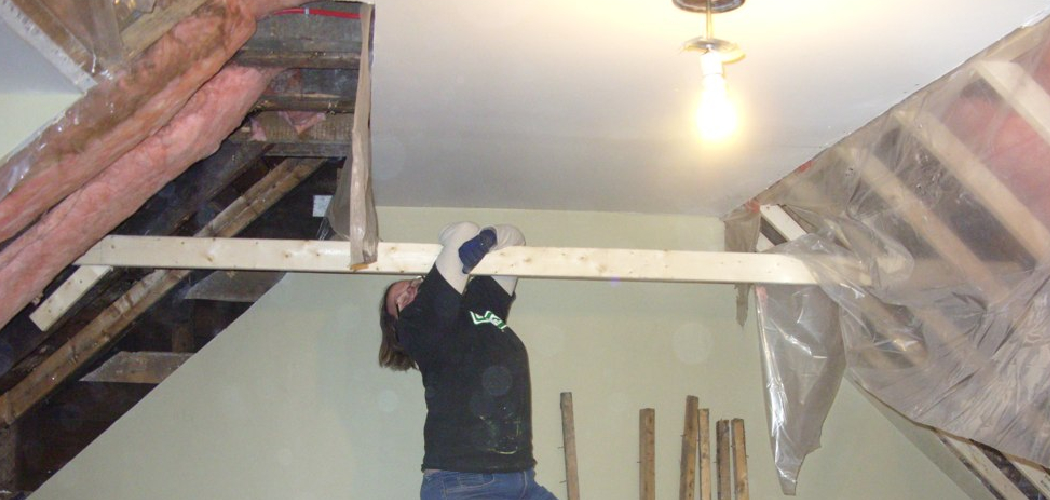 How to Install Wood Beams on Ceiling