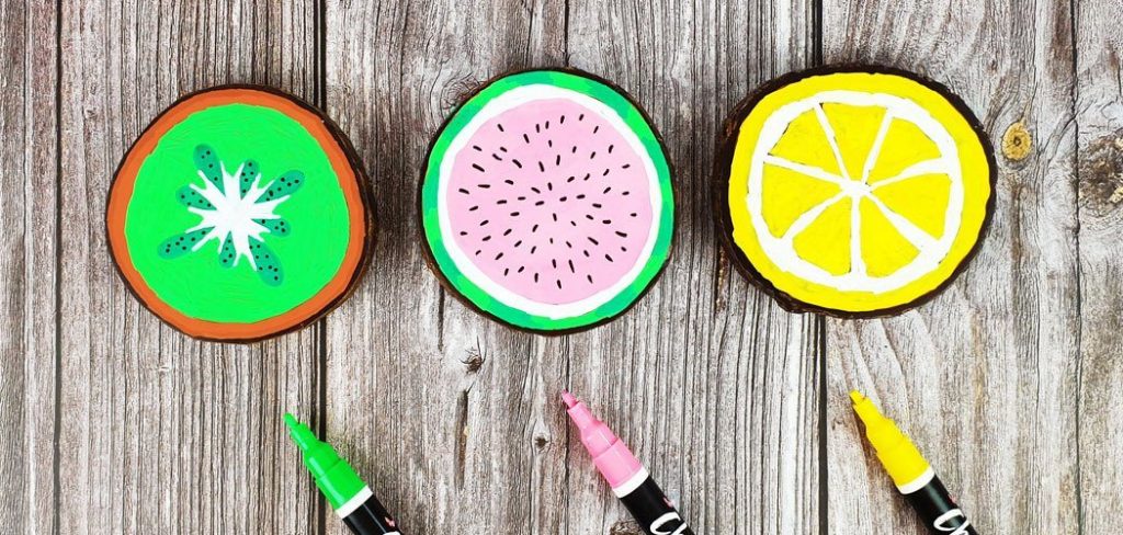 How to Paint Wooden Coasters
