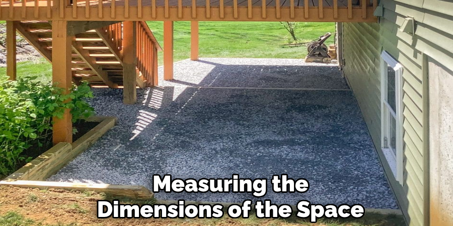 Measuring the
Dimensions of the Space 