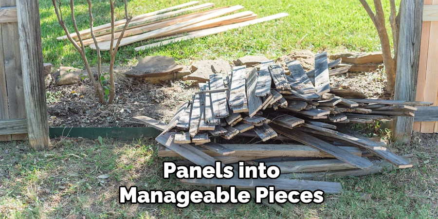 Panels into Manageable Pieces