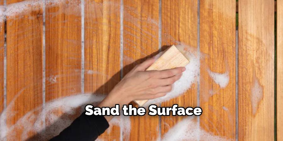 Sand the Surface
