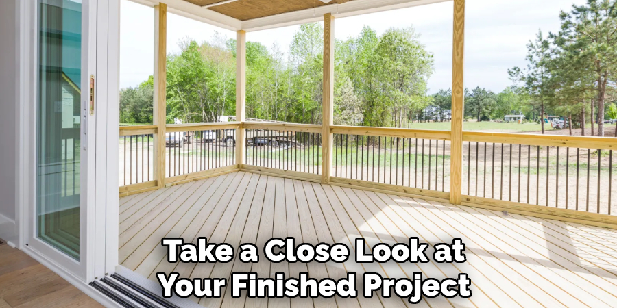 Take a Close Look at
Your Finished Project 
