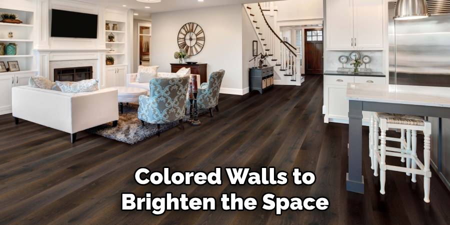 Colored Walls to Brighten the Space