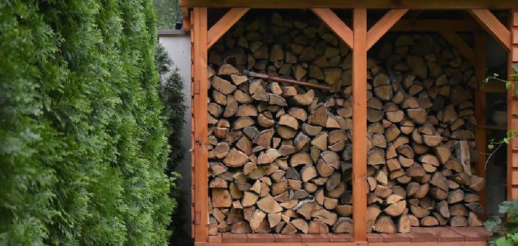 How to Build a Firewood Rack with Roof
