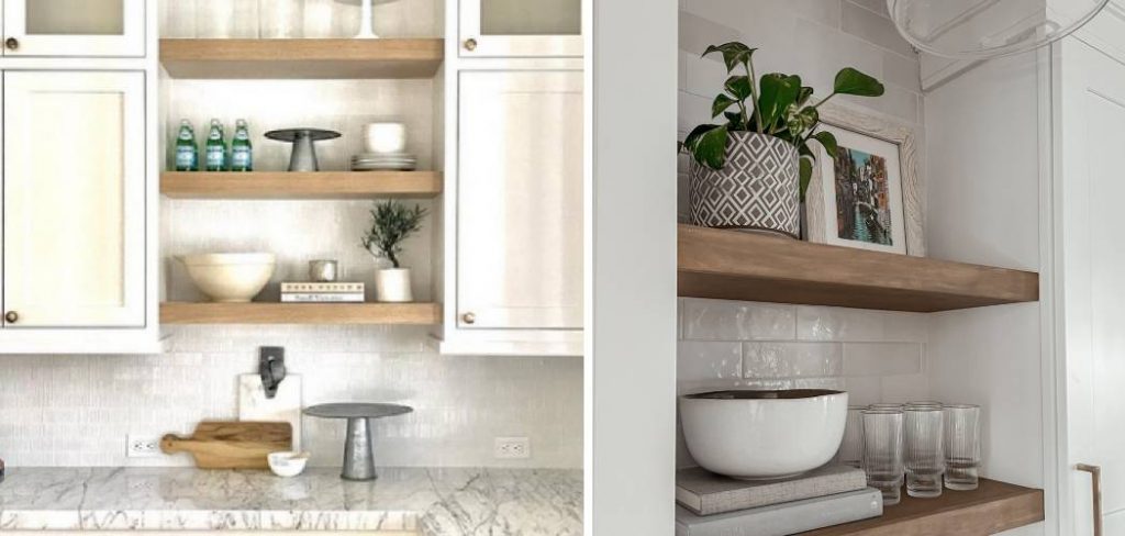 How to Install Shelves Between Cabinets