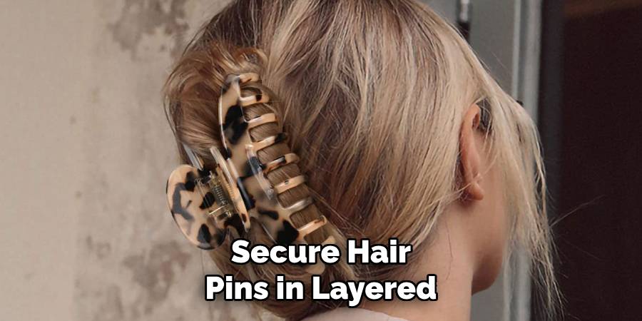 Secure Hair Pins in Layered