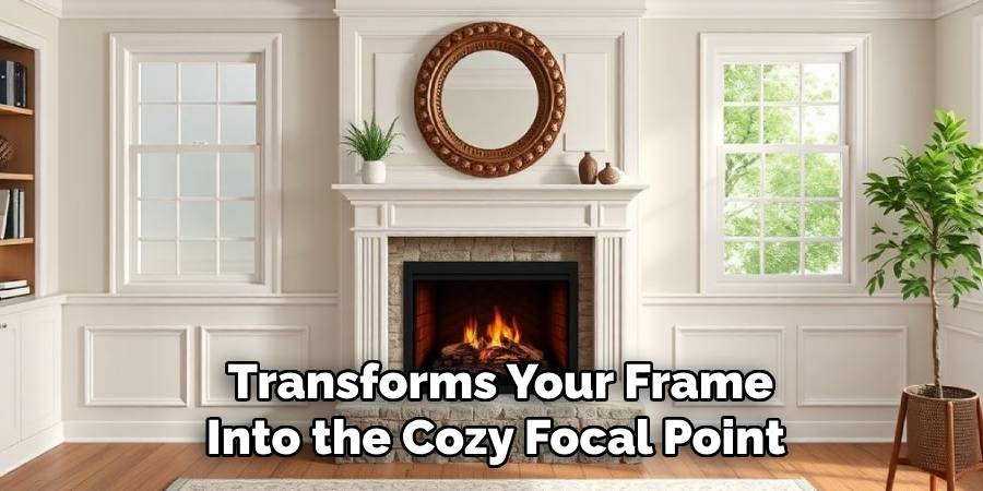 Transforms Your Frame
Into the Cozy Focal Point