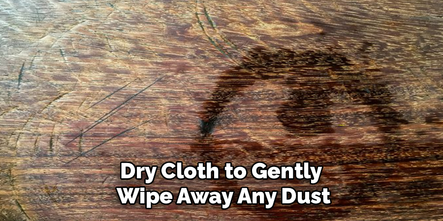 Dry Cloth to Gently Wipe Away Any Dust
