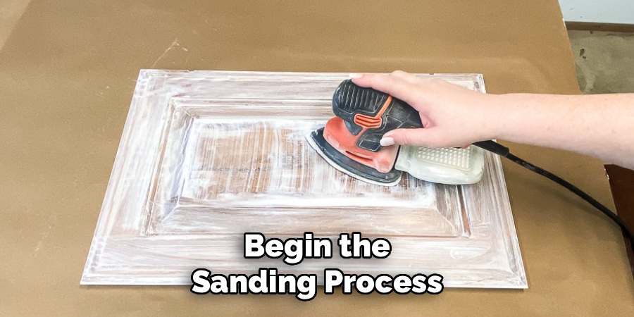 Begin the Sanding Process
