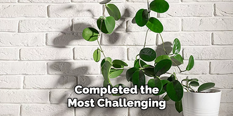 Completed the Most Challenging