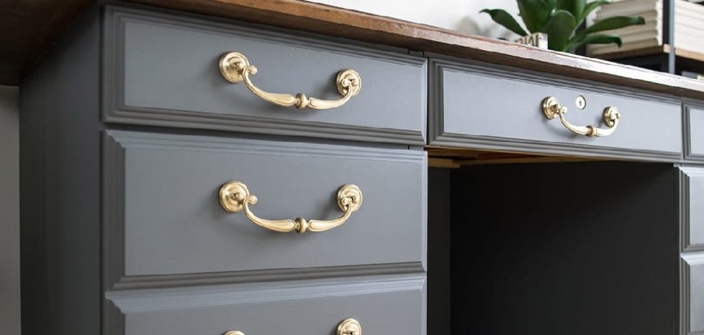 How to Paint a Wood Desk