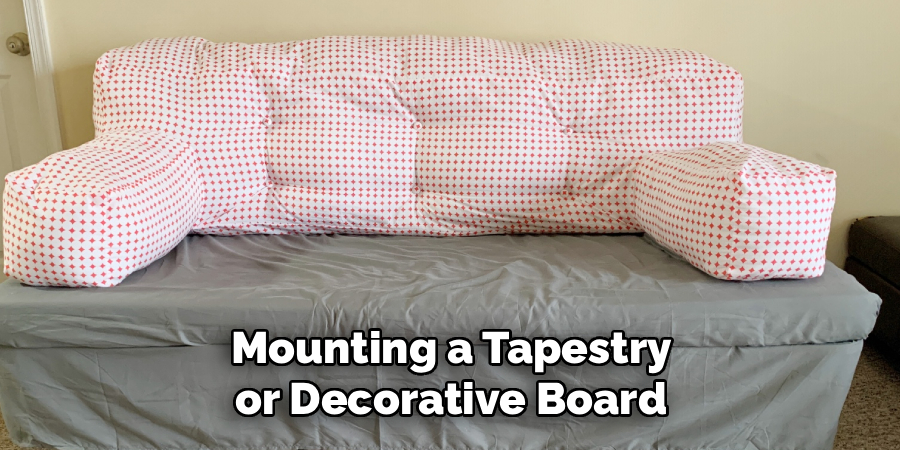 Mounting a Tapestry or Decorative Board