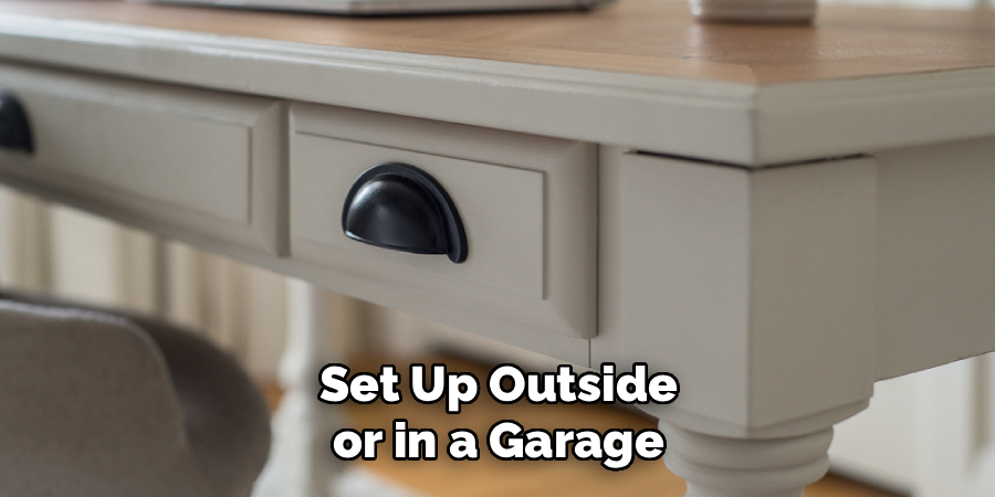 Set Up Outside or in a Garage