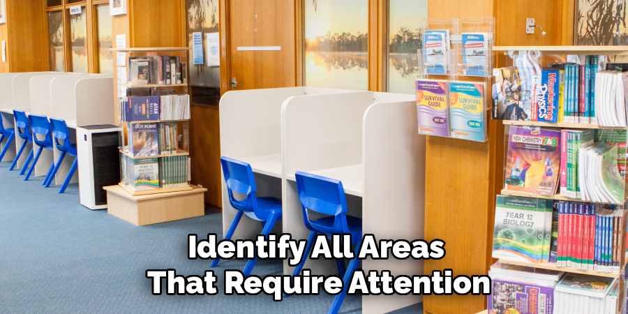 Identify All Areas
 That Require Attention